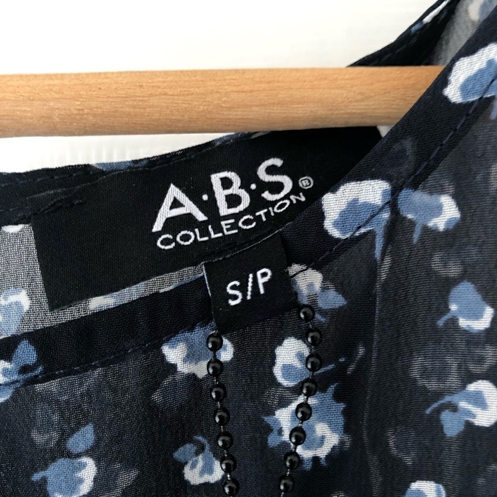NEW ✨ ABS Collection Blue Floral Midi Dress - Picture 3 of 9